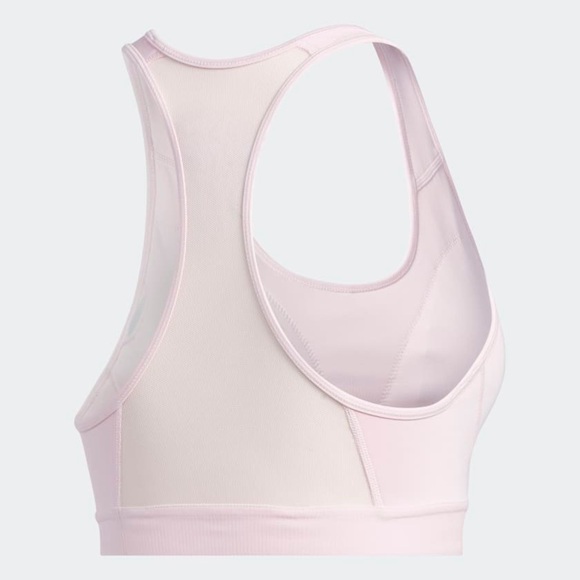 Adidas don’t rest alphaskin padded sports bra mesh racerback pastel pink size XS - Picture 5 of 15